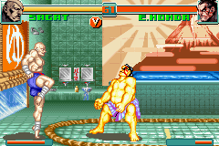 Super Street Fighter II: Turbo Revival (Game Boy Advance) screenshot: The Emperor of Muay-thai still kicks some ass