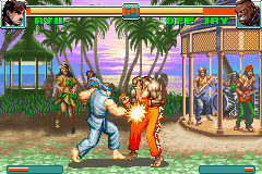 Screenshot of Super Street Fighter II: Turbo Revival (Game Boy Advance,  2001) - MobyGames