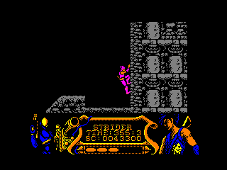 Strider (Amstrad CPC) screenshot: Level 3