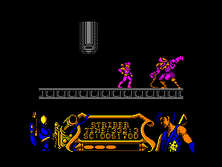 Strider (Amstrad CPC) screenshot: Boss