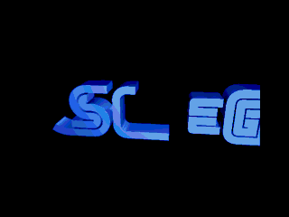 Sega Classics Arcade Collection (Limited Edition) (SEGA CD) screenshot: A rather gorgeous logo FMV build-up