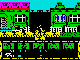 Tai-Pan (ZX Spectrum) screenshot: A typical Chinese street