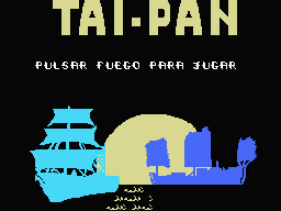 Tai-Pan (MSX) screenshot: Title screen