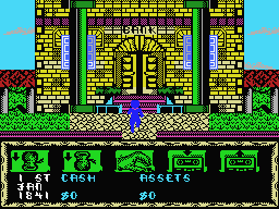 Tai-Pan (MSX) screenshot: Loan some money at the bank