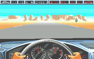 Highway Patrol II (Atari ST) screenshot: Game start