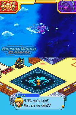 Digimon World: Dawn (Nintendo DS) screenshot: Game start