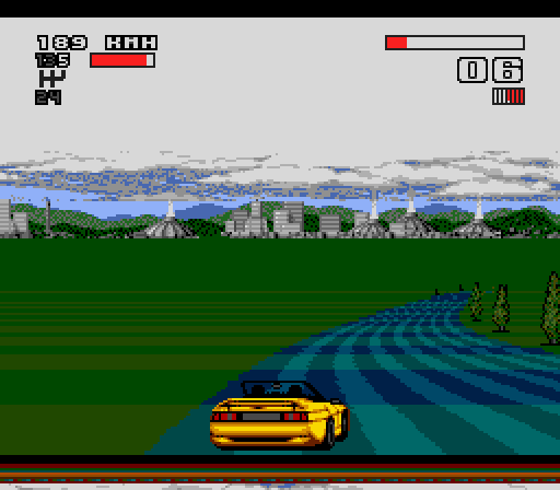 Screenshot of Lotus: The Ultimate Challenge (Genesis, 1992) - MobyGames