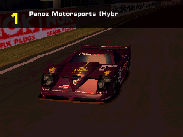 Test Drive: Le Mans (PlayStation) screenshot: Showing the opposition