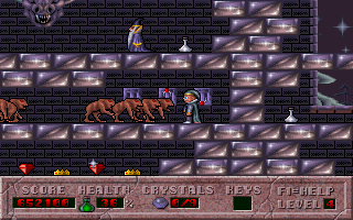 Hocus Pocus (DOS) screenshot: I'm too young to die!!