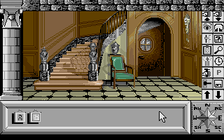 Chrono Quest (Atari ST) screenshot: The starting point