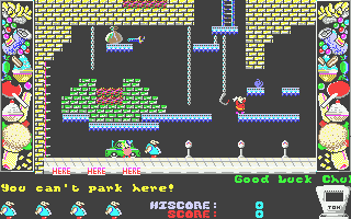 Chubby Gristle (Atari ST) screenshot: Starting position