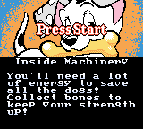 Disney's 102 Dalmatians: Puppies to the Rescue (Game Boy Color) screenshot: Story for Inside Machinery.