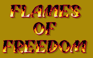 Flames of Freedom (Atari ST) screenshot: First title screen