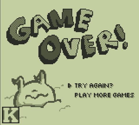 Free Will (Browser) screenshot: Game over...maybe I'm to awkward for this game?