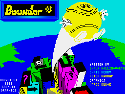 Bounder (ZX Spectrum) screenshot: Loading screen