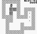 Boxxle (Game Boy) screenshot: Level 01-01
