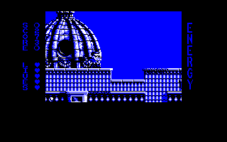 Hudson Hawk (Amstrad CPC) screenshot: The Vatican