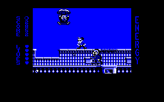 Hudson Hawk (Amstrad CPC) screenshot: Geromino!
