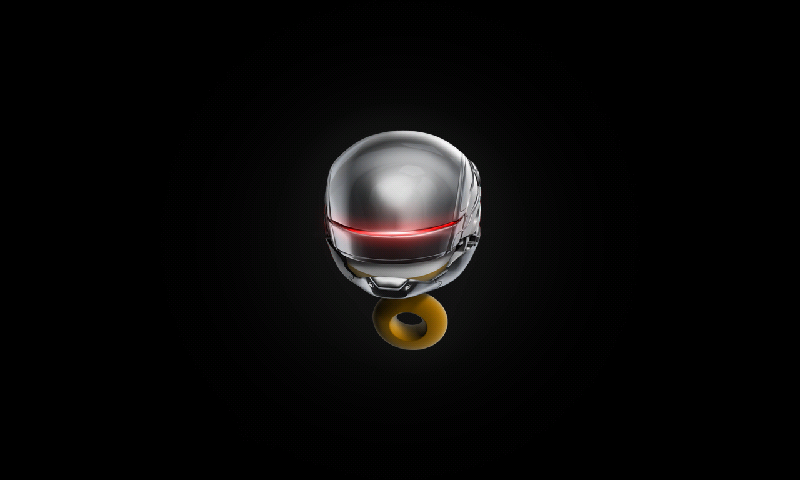 RoboCop (Android) screenshot: The Glu logo gets Robocopized
