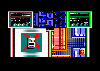 Crack Down (Amstrad CPC) screenshot: Set the detonator