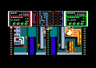 Crack Down (Amstrad CPC) screenshot: Level 3