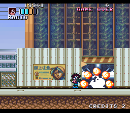 Kaizō Chōjin Shubibinman Zero (SNES) screenshot: Safety First