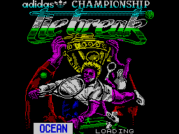 Tie Break (ZX Spectrum) screenshot: Loading screen