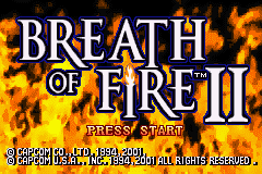 Screenshot of Breath of Fire II (Game Boy Advance, 1994) - MobyGames