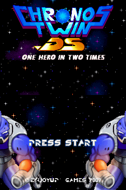Chronos Twin (Nintendo DS) screenshot: The title screen.