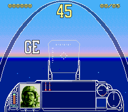 G-Loc: Air Battle (Genesis) screenshot: Game start