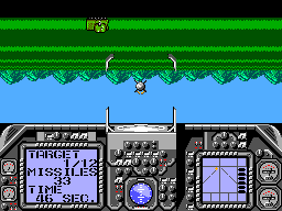 G-Loc: Air Battle (SEGA Master System) screenshot: This is what made the original arcade cabinet famous