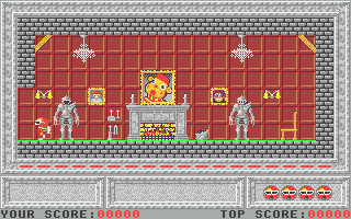 Time Runner (Atari ST) screenshot: Game start