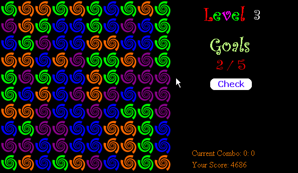 Sega Swirl (Windows) screenshot: Beginning the Level 3.