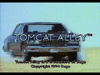 Tomcat Alley (SEGA CD) screenshot: FMV title screen