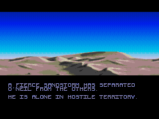 Stargate (Genesis) screenshot: Introduction to the first level
