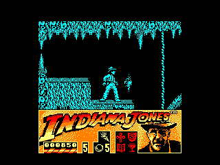 Indiana Jones and the Last Crusade: The Action Game (Amstrad CPC) screenshot: The beginning