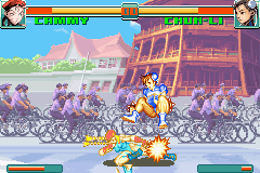 Screenshot of Super Street Fighter II: Turbo Revival (Game Boy Advance,  2001) - MobyGames