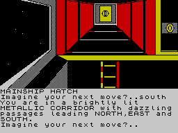 Imagination (ZX Spectrum) screenshot: Nice ladder