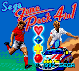 Sega Game Pack 4in1 (Game Gear) screenshot: Title screen