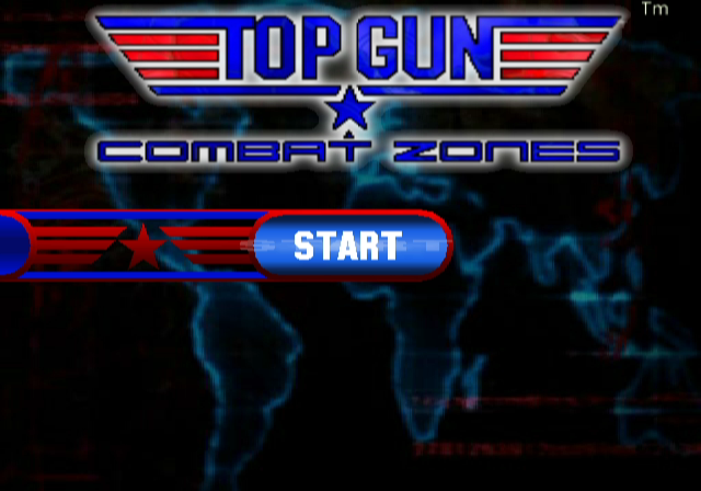 Top Gun: Combat Zones (GameCube) screenshot: Title Screen