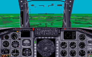 Tornado (Amiga) screenshot: Front cockpit