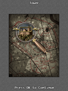 Wolfenstein RPG (J2ME) screenshot: Map