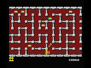 The Tower of Druaga (MSX) screenshot: keys, special items...