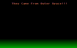 They Came From Outer Space !!! (Amiga) screenshot: Title screen
