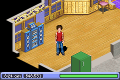 The Sims 2 (Game Boy Advance) screenshot: Inside your house