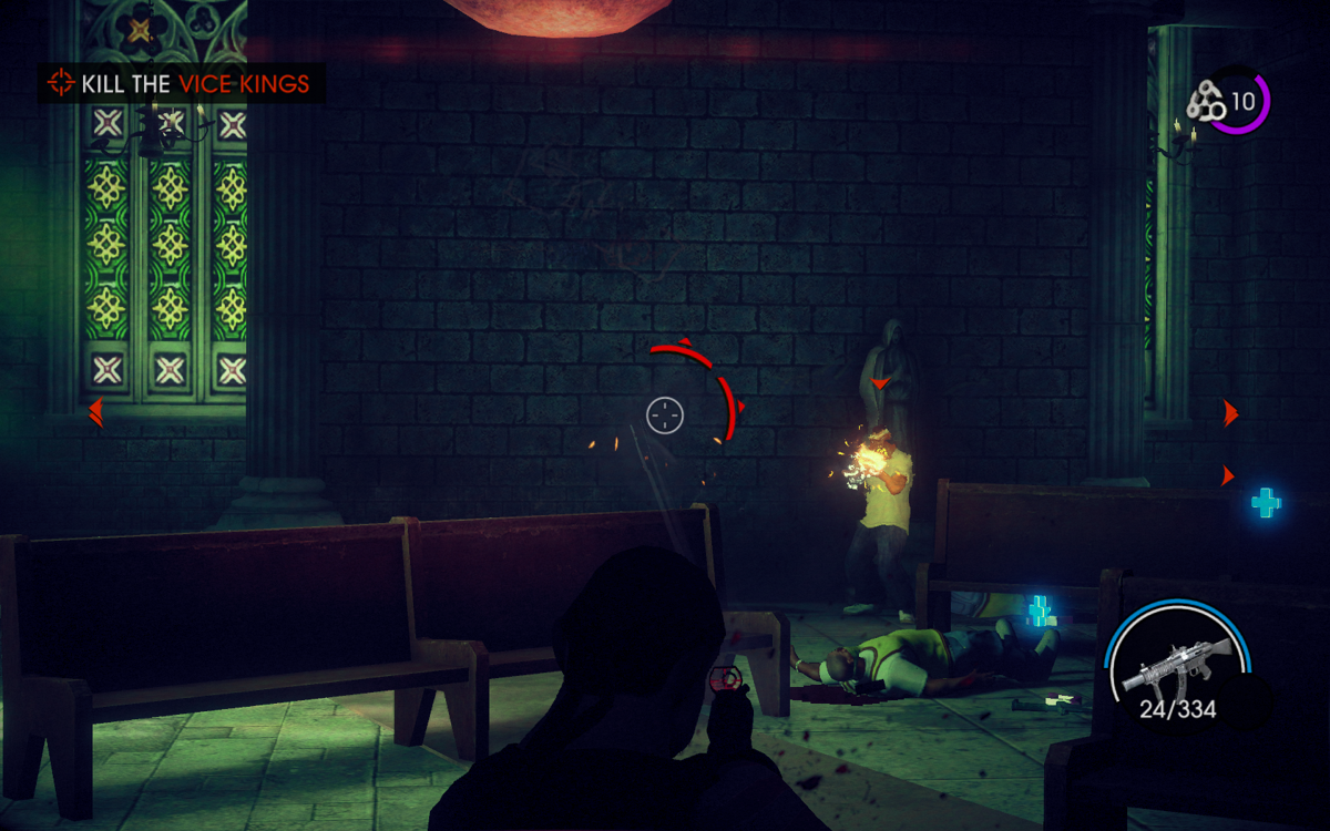 Saints Row IV (Windows) screenshot: Story missions may rely more on traditional shoot-outs without any superpowers
