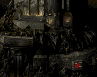 Fears (Amiga) screenshot: The big complex where you'll be spending some time