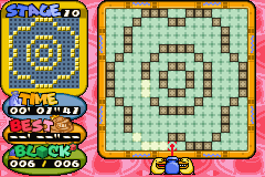 Guru Logi Champ (Game Boy Advance) screenshot: You'll have to plan in advance for later stages.