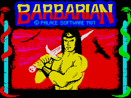 Death Sword (ZX Spectrum) screenshot: Loading Screen
