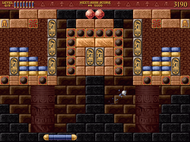 Bricks of Egypt (Windows) screenshot: Level Pack 1 - Level 2